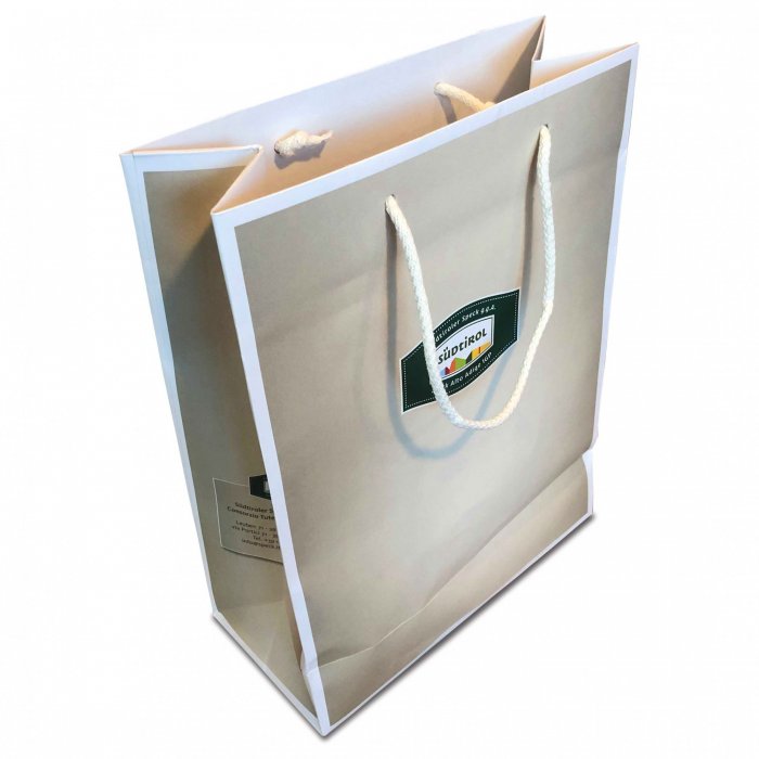 KLEINE Kartontasche Südtiroler Speck Konsortium