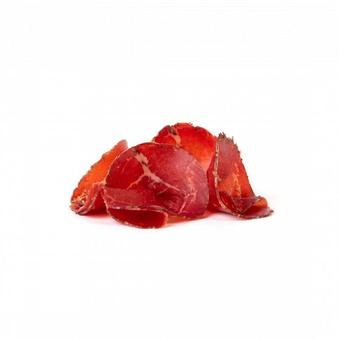 Sliced bresaola